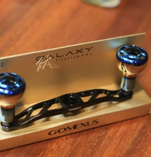 Tay quay máy ngang Gomexus 120mm titanium