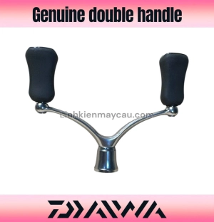 Tay quay đôi máy đứng Daiwa. Double handle Daiwa