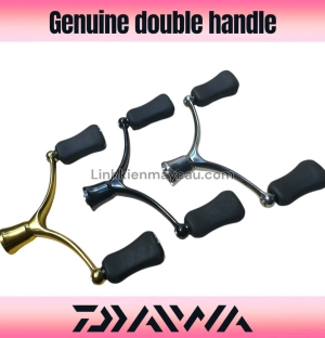 Tay quay đôi máy đứng Daiwa. Double handle Daiwa