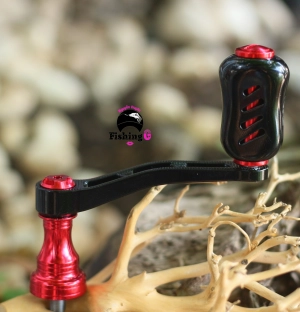 Tay quay đơn độ núm TITAN gắn máy câu SHIMANO