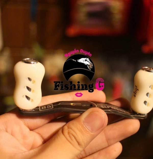 Tay quay cong CARBON máy ngang độ núm mạt chược