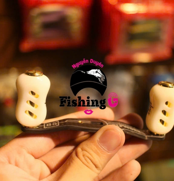 Tay quay cong CARBON máy ngang độ núm mạt chược