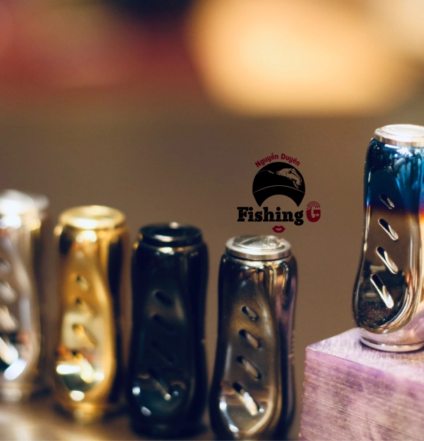 Núm tay quay máy câu cá. Núm tay quay dang nhỏ gọn. Reel Handle Knob Titanium Alloy spinning / casting