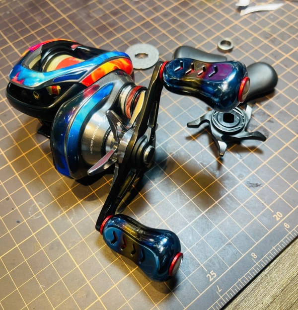 Núm tay quay dành cho máy câu cá shimano, daiwa , abu