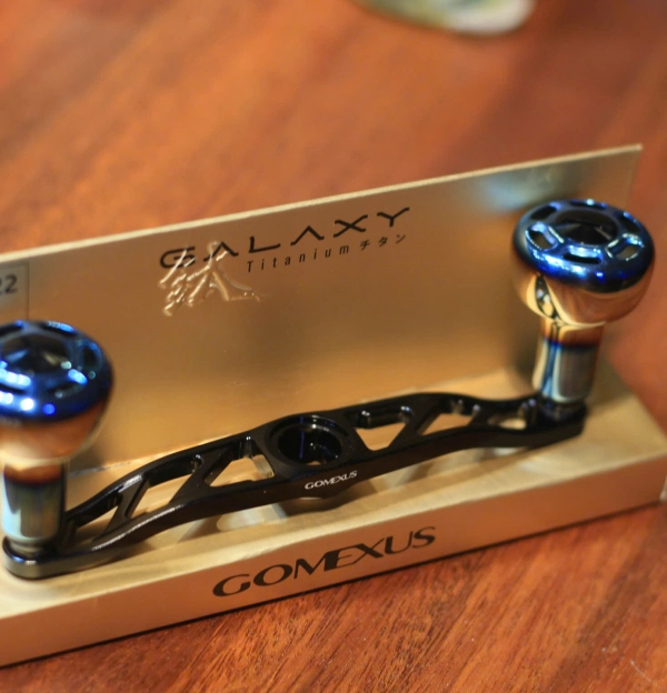 Tay quay máy ngang Gomexus 120mm titanium