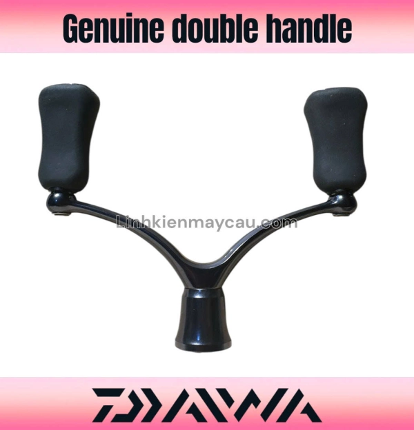 Tay quay đôi máy đứng Daiwa. Double handle Daiwa