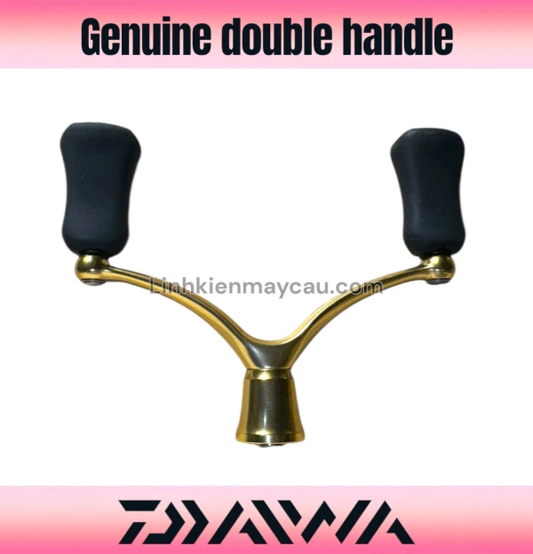 Tay quay đôi máy đứng Daiwa. Double handle Daiwa