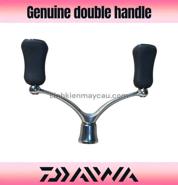 Tay quay đôi máy đứng Daiwa. Double handle Daiwa