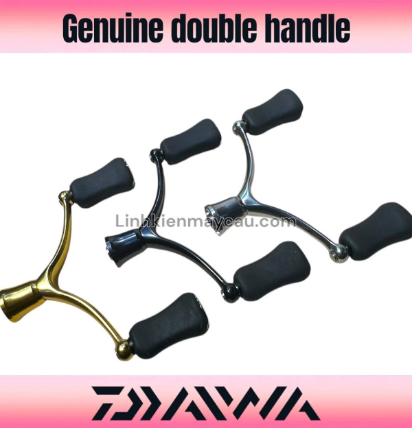 Tay quay đôi máy đứng Daiwa. Double handle Daiwa